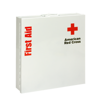 First Aid Only Large Workplace First Aid Kit with Metal Cabinet