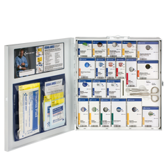 First Aid Only Large Workplace First Aid Kit with Metal Cabinet