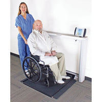 Detecto 7550 Wall-Mount Fold-Up Wheelchair Scale