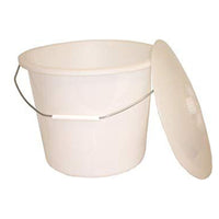 ConvaQuip Universal Tall Commode Pail with Lid and Handle