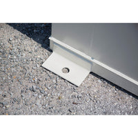 Justrite 2-Hour Fire-Rated Outdoor Safety Locker, 12-Drum, Explosion Relief Panels