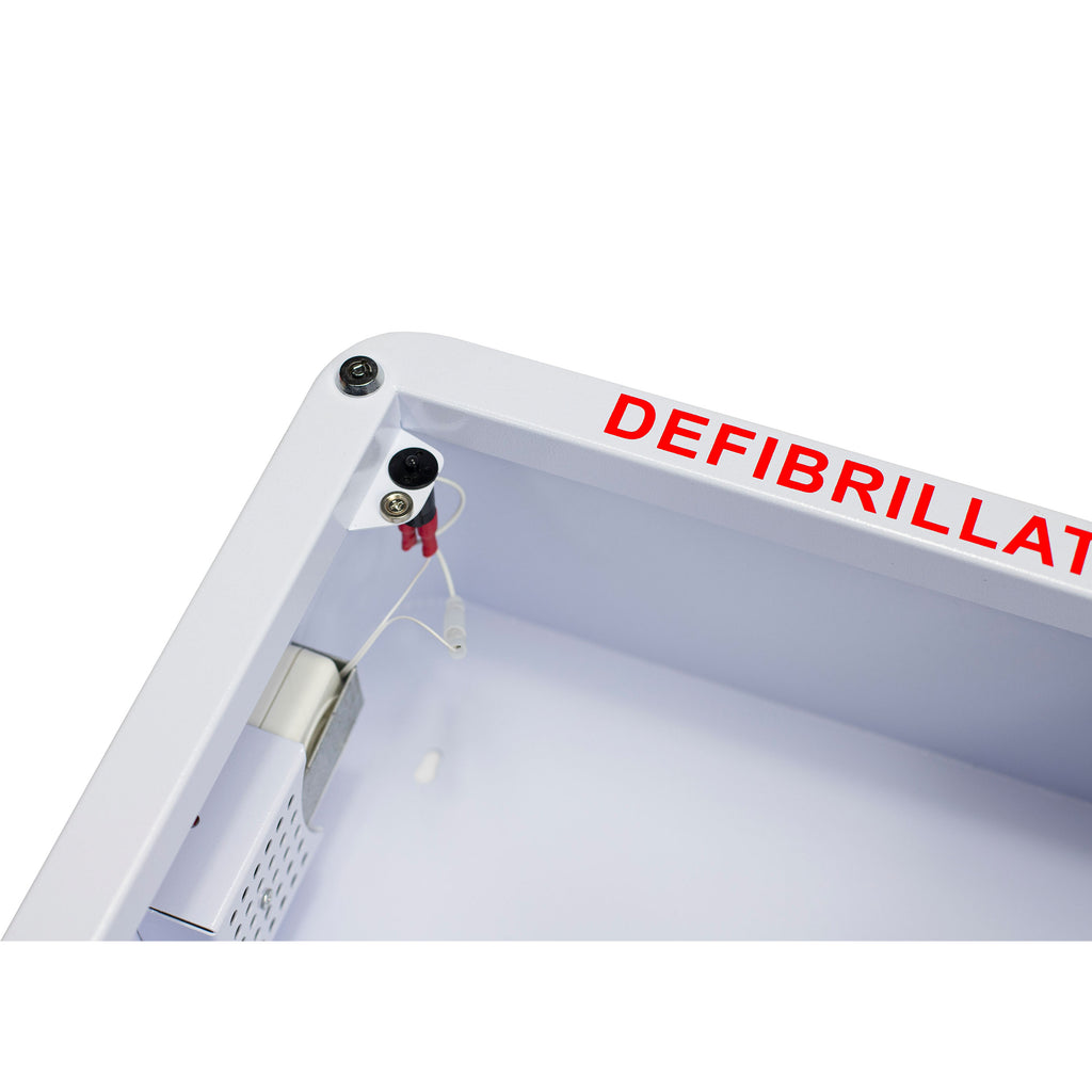 Cubix Safety Premium Compact AED Cabinet with Integrated Audible Security Alarm