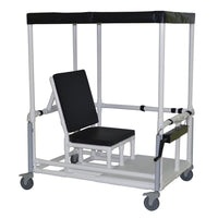 MJM Adjustable Height Superior Therapy Cart, 450 lb Capacity