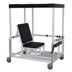 MJM Adjustable Height Superior Therapy Cart, 450 lb Capacity