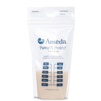 Ameda Pump 'N Protect 6 Ounce Breast Milk Storage Bags