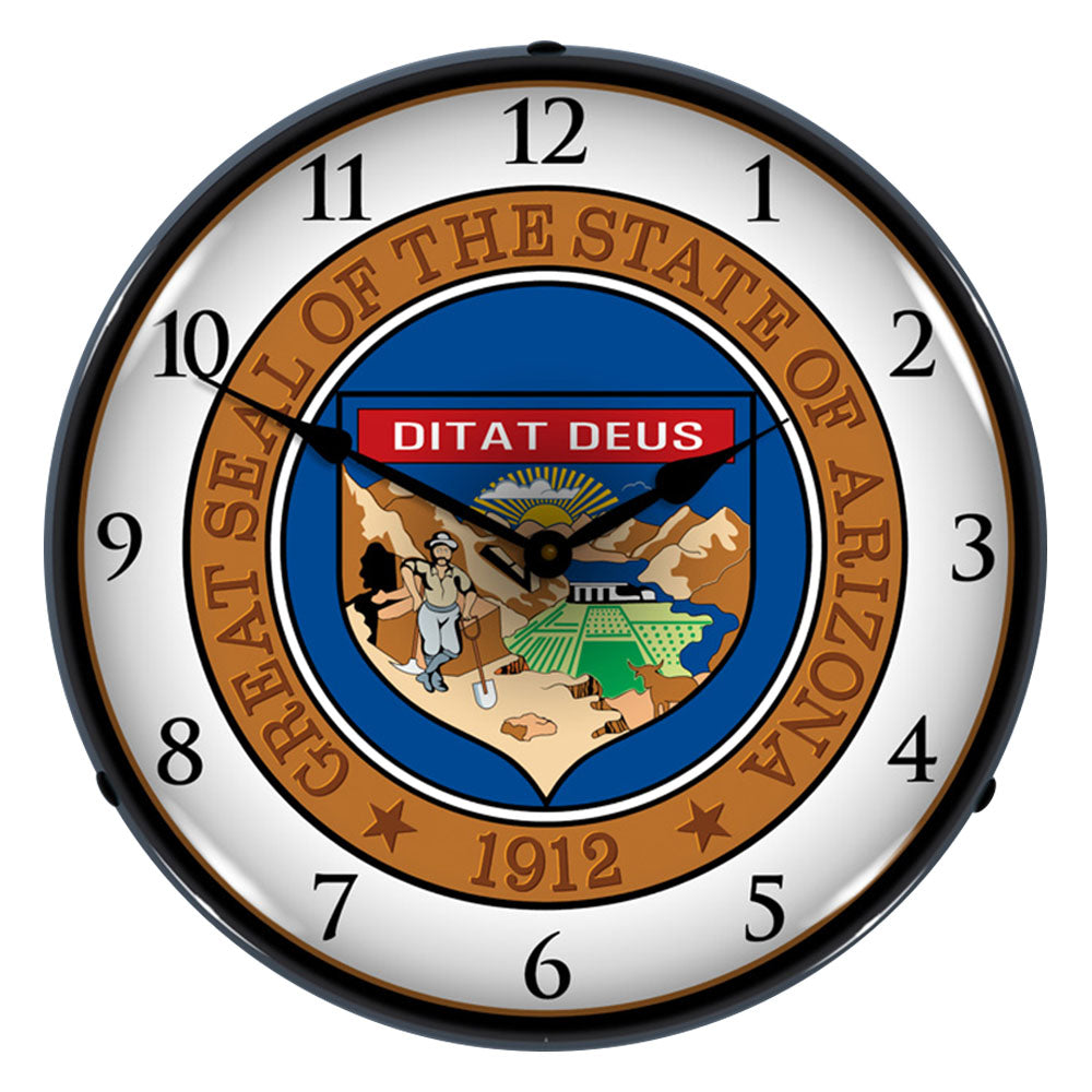 Arizona State Seal 14" LED Wall Clock
