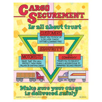 JJ Keller Dry Van Cargo Securement Training Program, Second Edition - Cargo Securement is All About Trust Poster - "Cargo Securement is All About Trust"