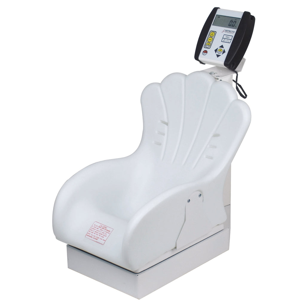 Detecto 8432-CH Digital Pediatric Scale | Inclined Toddler Seat & High Precision