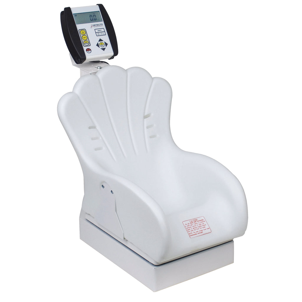 Detecto 8432-CH Digital Pediatric Scale | Inclined Toddler Seat & High Precision