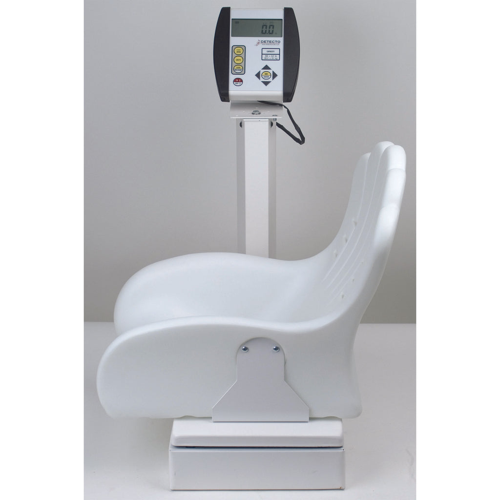 Detecto 8432-CH Digital Pediatric Scale | Inclined Toddler Seat & High Precision