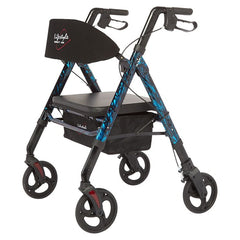 Lifestyle 4 Wheel Aluminum Regal Bariatric Rollator