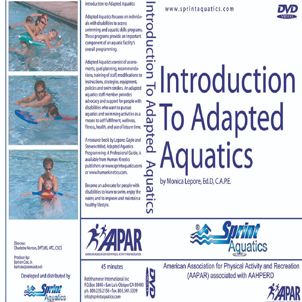 Sprint Aquatics Intro To Adaptive Aquatics Training Manual