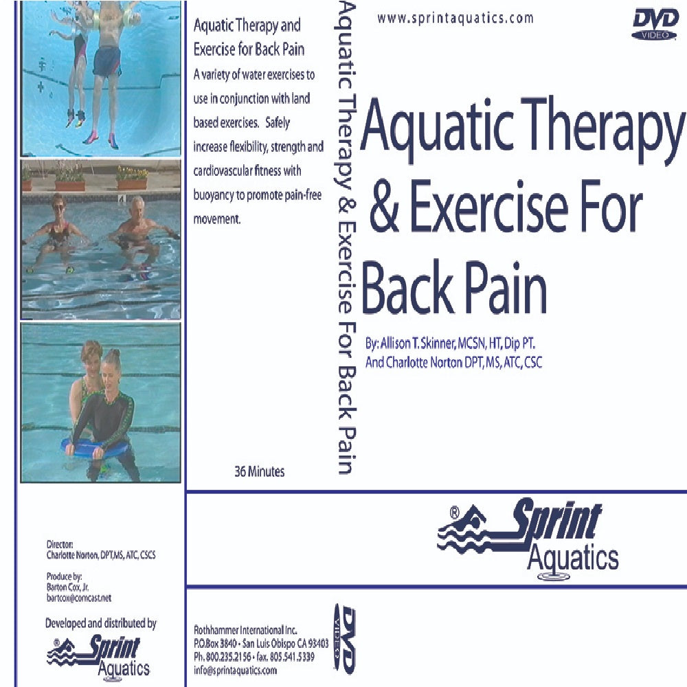 Sprint Aquatics Aquatic Therapy & Exercise Back Pain Support