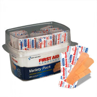 First Aid Only 150 Piece Assorted Bandage Box Kit(Pack of 25)