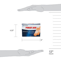 First Aid Only 1" x 3" Plastic Bandages, 100 Per Box(Pack of 100)