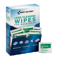 First Aid Only Lens Cleaning Wipes 50 Per Box