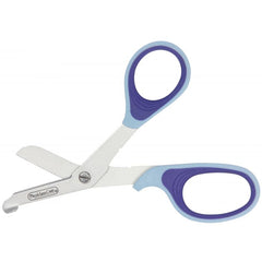 First Aid Only 7" Non-Stick Titanium-Bonded Bent Bandage Shears, Blue