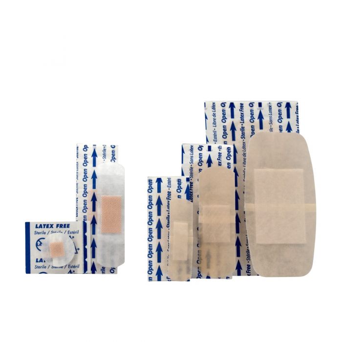 First Aid Only Sheer & Clear Adhesive Bandage Variety Pack | 280-Count High-Capacity Assortment, 280 Per Box