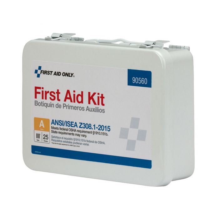First Aid Only 25-Person First Aid Kit | ANSI A Compliance with Custom Branding