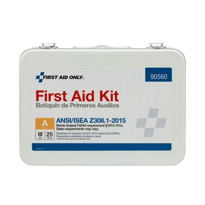 First Aid Only 25-Person First Aid Kit | ANSI A Compliance with Custom Branding