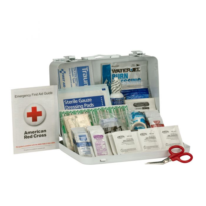 First Aid Only 25-Person First Aid Kit | ANSI A Compliance with Custom Branding