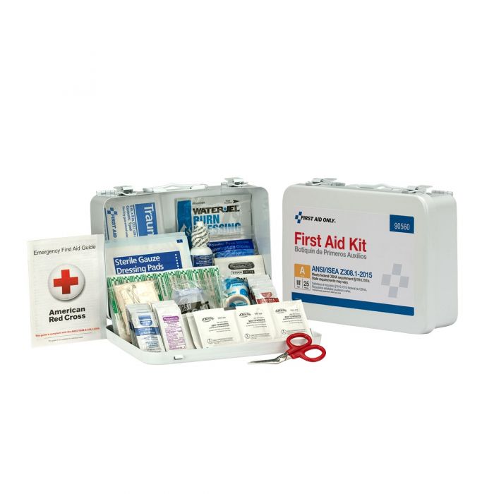 First Aid Only 25-Person First Aid Kit | ANSI A Compliance with Custom Branding