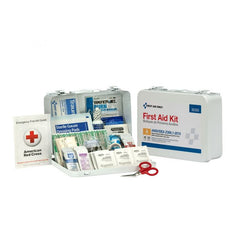 First Aid Only 25 Person Bulk Metal First Aid Kit, ANSI Compliant, Custom Logo