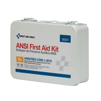 First Aid Only 25 Person Metal First Aid Kit, ANSI A+, Type III