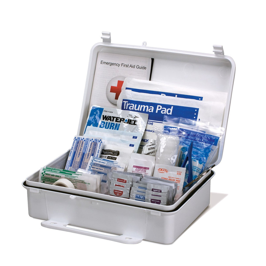 First Aid Only 25 Person Plastic First Aid Kit, ANSI A+ Compliant, Type III