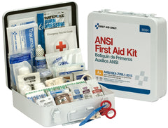 First Aid Only 50 Person Bulk First Aid Metal Kit, Weatherproof ANSI A+, Type III