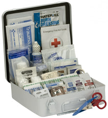 First Aid Only 50 Person Bulk First Aid Metal Kit, Weatherproof ANSI A+, Type III