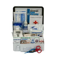 First Aid Only 50 Person Bulk First Aid Metal Kit, Weatherproof ANSI A+, Type III(Pack of 6)