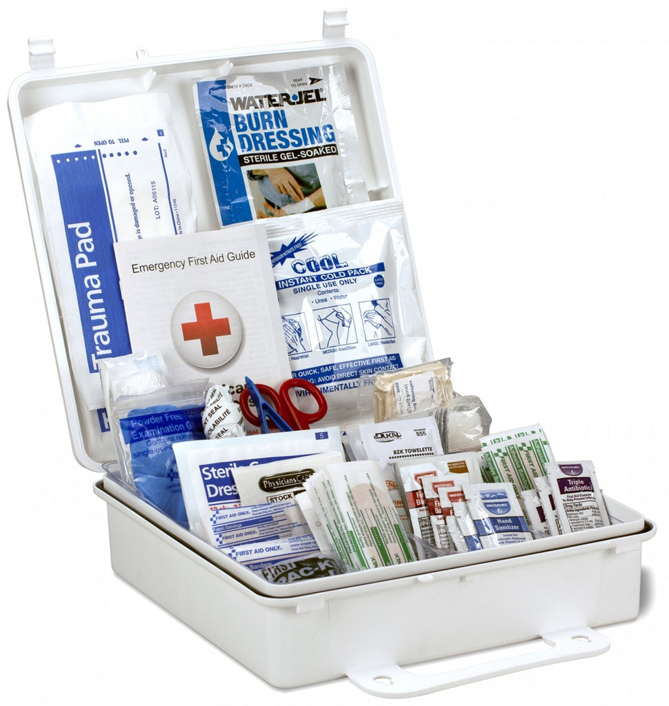 First Aid Only 50 Person Bulk Plastic First Aid Kit, ANSI A+, Type III