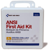 First Aid Only 50 Person Bulk Plastic First Aid Kit, ANSI A+, Type III
