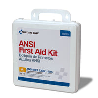 First Aid Only 50 Person Bulk Plastic First Aid Kit, ANSI A+, Type III