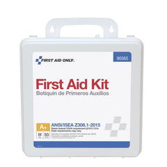 First Aid Only 50 Person Bulk Plastic First Aid Kit, ANSI Compliant, Custom Logo