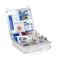 First Aid Only 50 Person Bulk Plastic First Aid Kit, ANSI Compliant, Custom Logo (Case of 48)