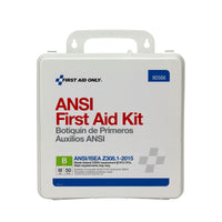 First Aid Only 50 Person Bulk First Aid Kit, ANSI B, Type III, Weatherproof Plastic Case