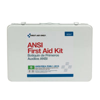 First Aid Only 50 Person Bulk First Aid Metal Kit, ANSI B, Type III(Pack of 4)