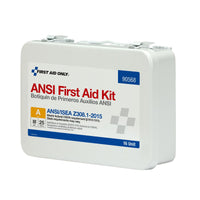 First Aid Only 25 Person 16 Unit ANSI A First Aid Kit, Steel, Weatherproof