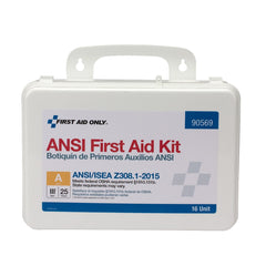 First Aid Only 16 Unit 25 Person ANSI A First Aid Kit