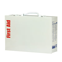First Aid Only 75 Person 2 Shelf First Aid Metal Cabinet, ANSI A+, Type I and II, with Medications(Pack of 3)