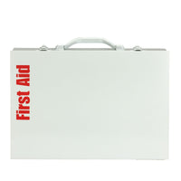 First Aid Only 75 Person 2 Shelf First Aid Metal Cabinet, ANSI A+, Type I and II, with Medications(Pack of 3)
