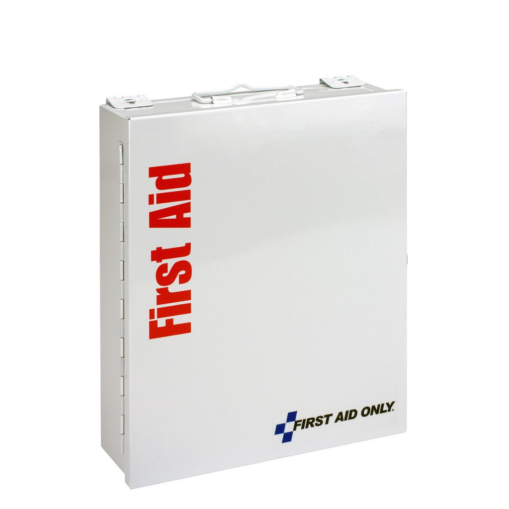 First Aid Only SmartCompliance 25-Person Medium Metal Cabinet with Custom Logo
