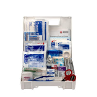 First Aid Only 25 Person Bulk Plastic First Aid Kit, ANSI A+, Type I and II(Pack of 12)