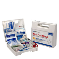 First Aid Only 25 Person Bulk Plastic First Aid Kit, ANSI A+, Type I and II(Pack of 12)