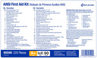 First Aid Only 50 Person Bulk First Aid Kit, ANSI A+, Type I and II, Nylon Soft Fabric Case(Pack of 6)