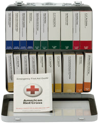 First Aid Only 50 Person 24 Unit First Aid Kit, Metal, Weatherproof, ANSI A+, Type III