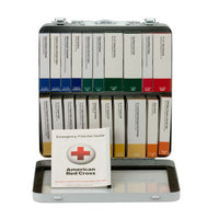 First Aid only 24 Unit First Aid Kit, ANSI A+, Metal Case, Custom Logo (Case of 48)