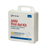 First Aid Only 50 Person 24 First Aid Kit, Plastic, Weatherproof, Unit ANSI A+, Type III(Pack of 6)
